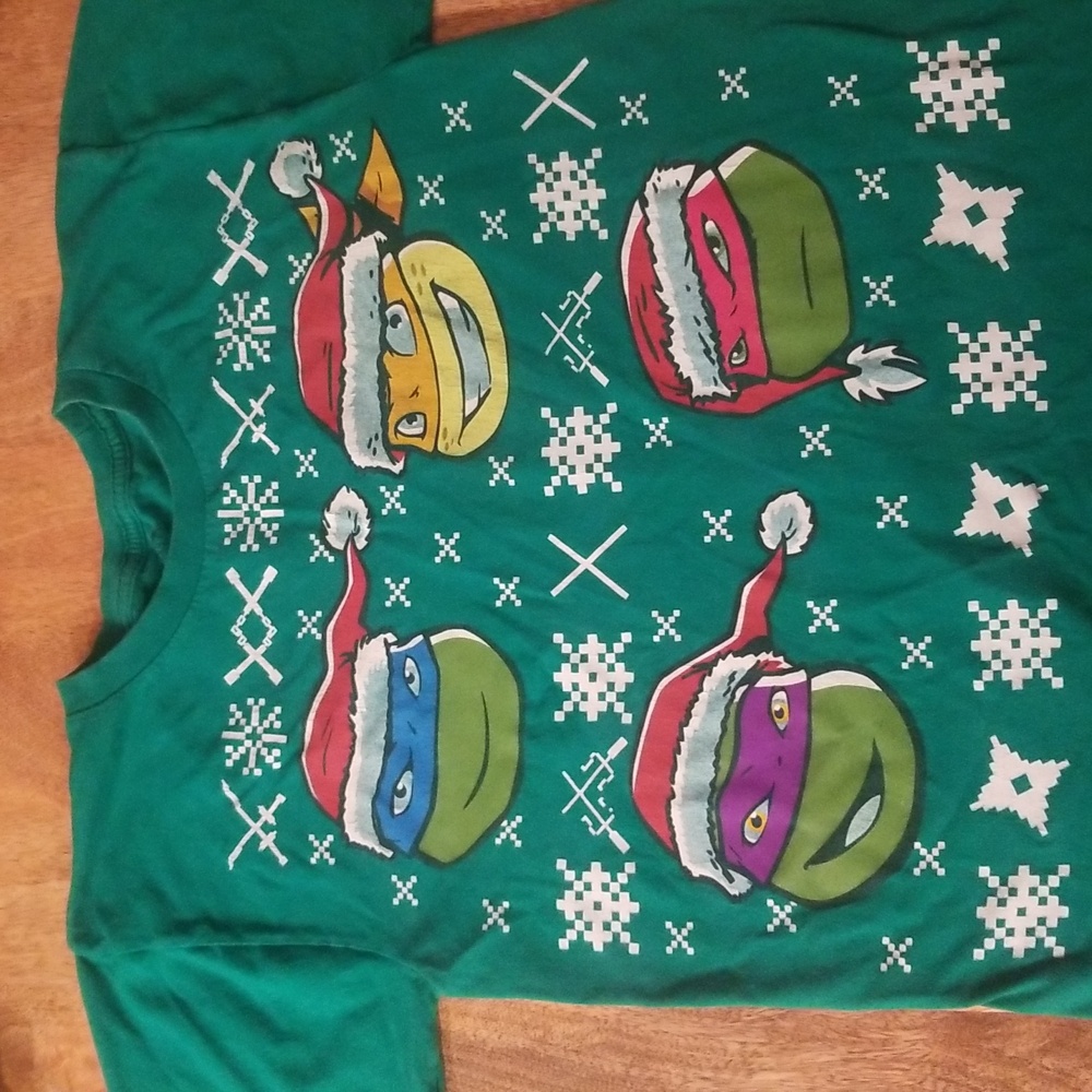 Christmas TMNT tee